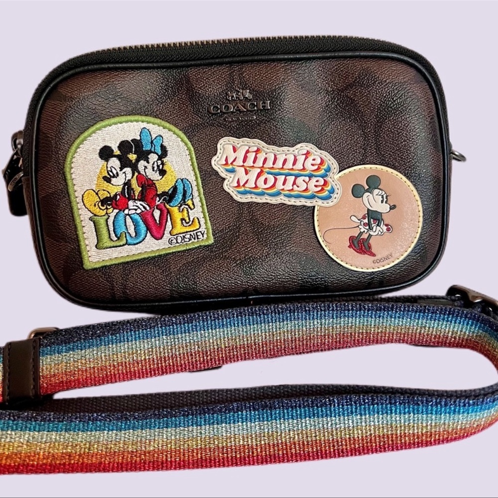 NWOT Coach X Disney Monogram Minnie Mouse Crossbody